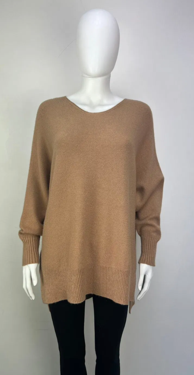 Classic oversized knitted jumper super soft! As worn my Donna May's Mum!