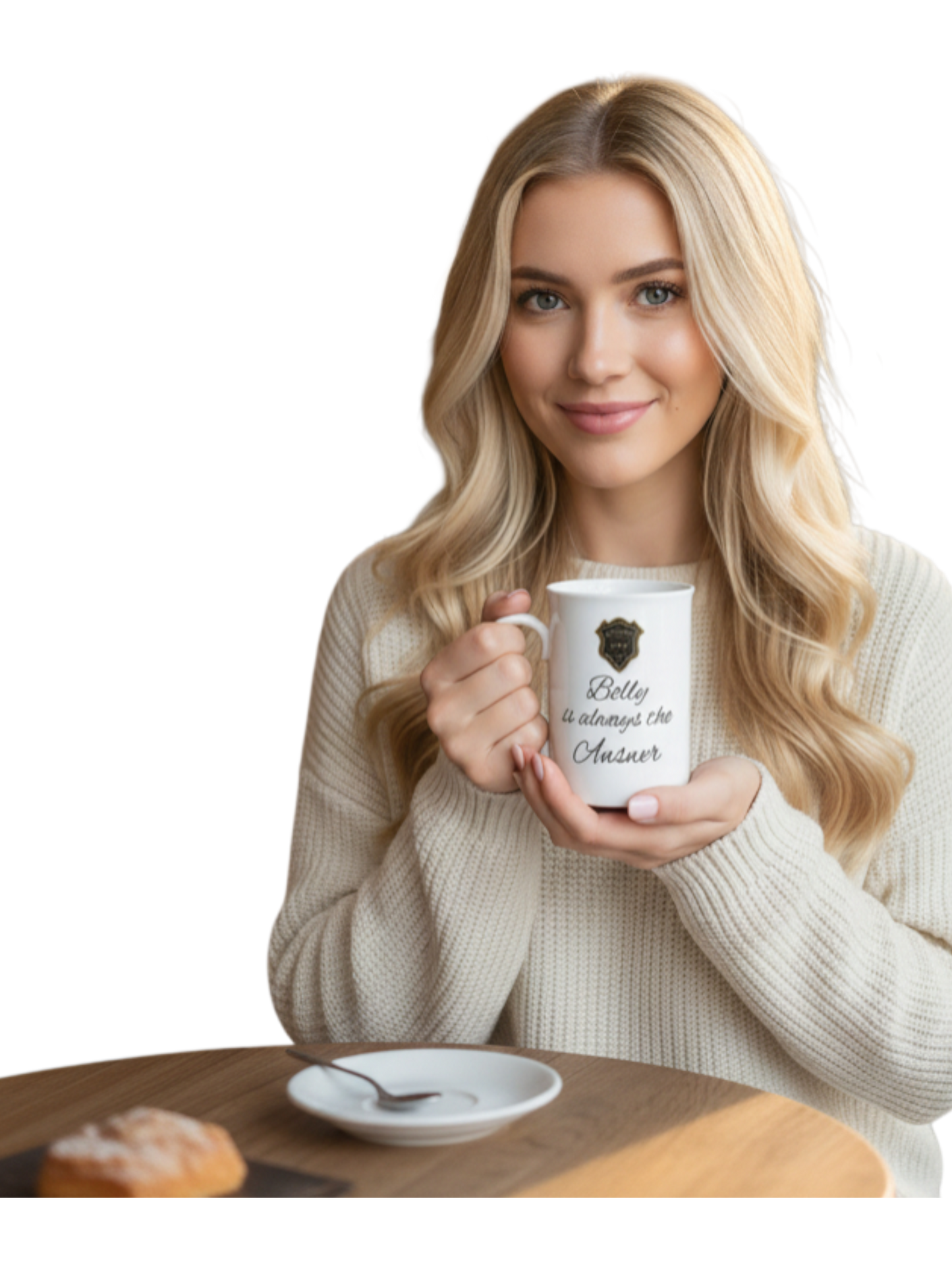 Bone China Mug 'Bolly is always the answer!'