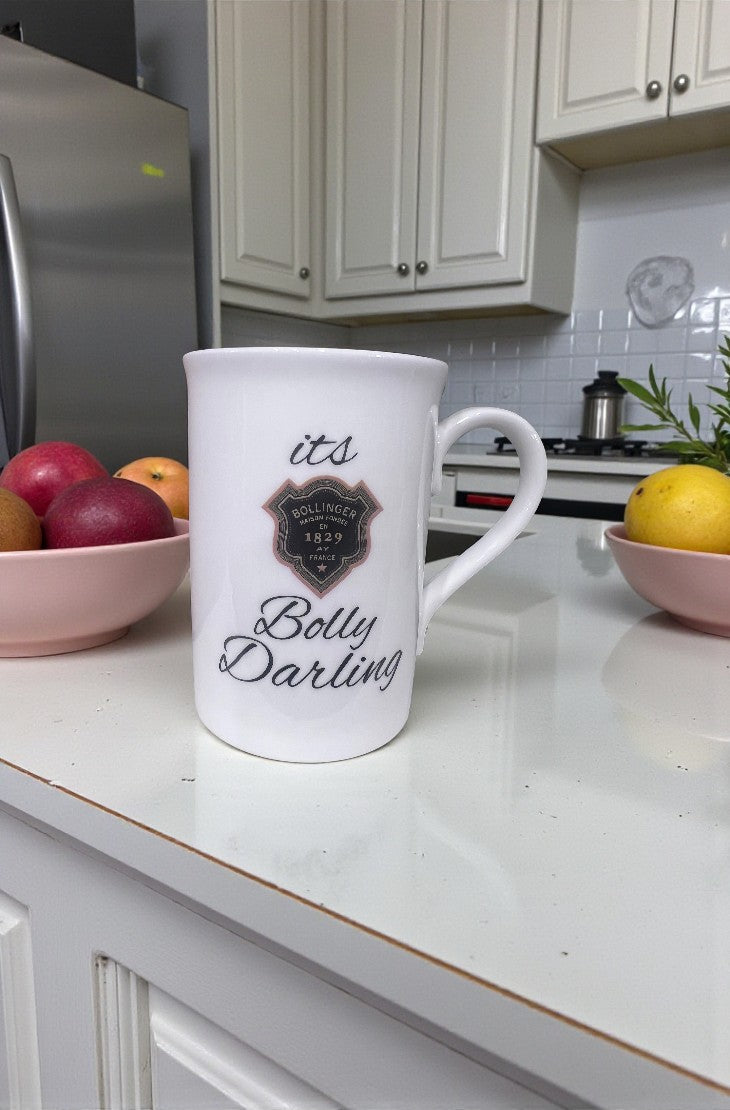 Bone China Mug 'Its bolly darling'