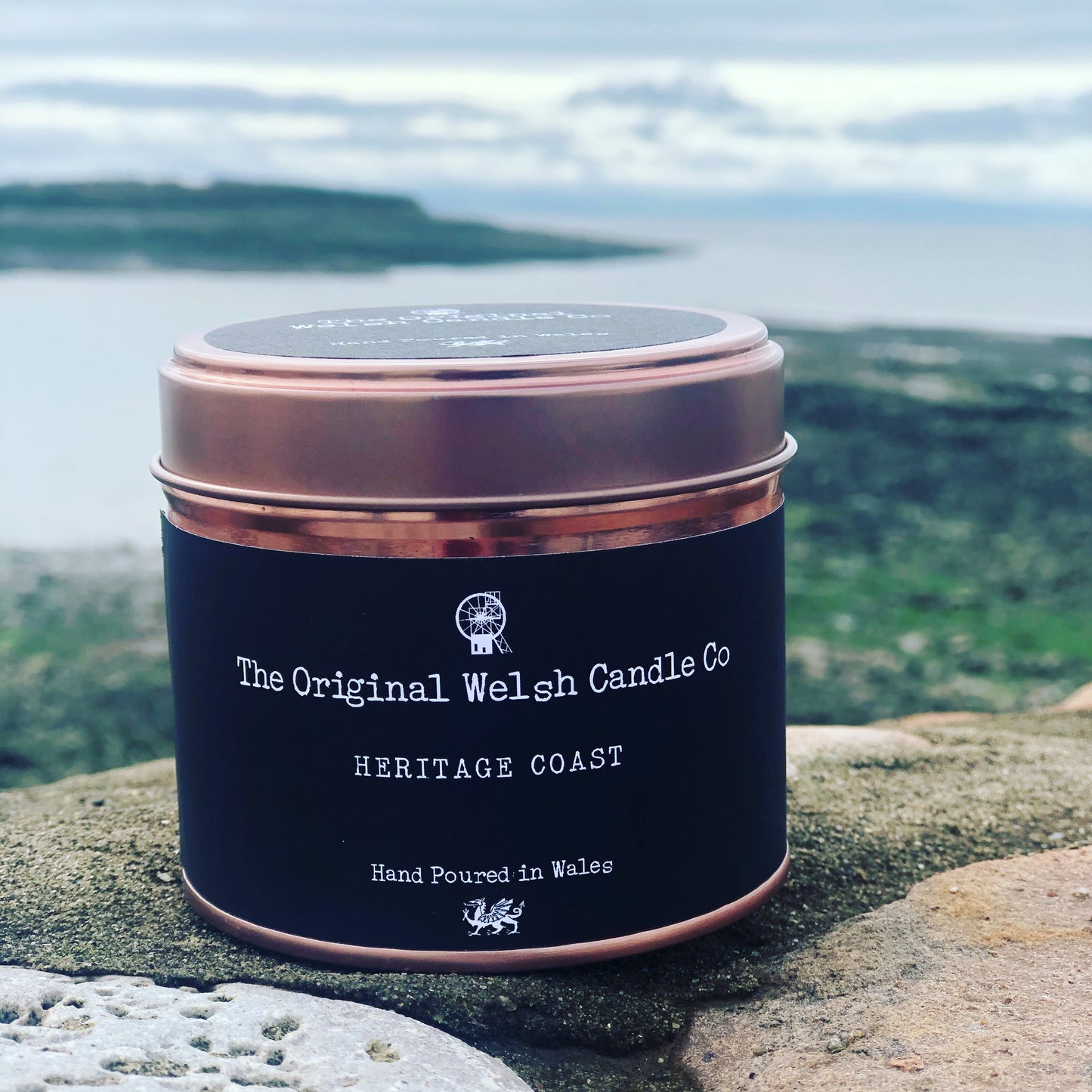 Heritage Coast copper tin candle Sea Salt & Samphire