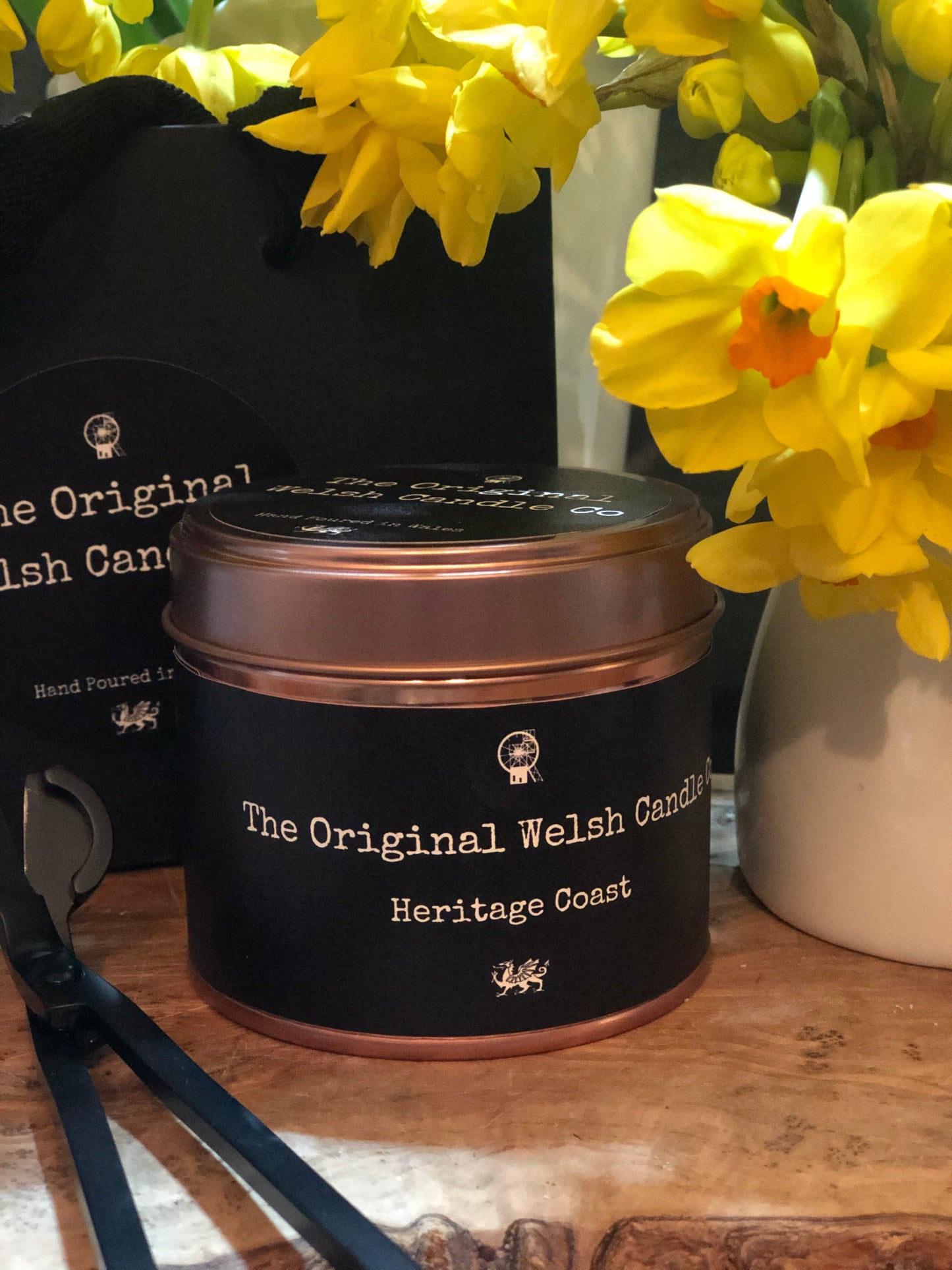Heritage Coast copper tin candle Sea Salt & Samphire