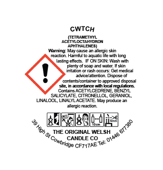 Cwtch scented glass candle 30cl - Rose & Oud