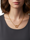 Paper clip chain 18"