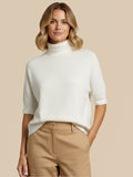 Donna May's Short Sleeve Turtleneck