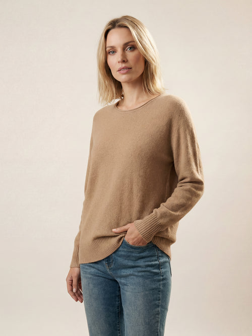 Classic oversized knitted jumper