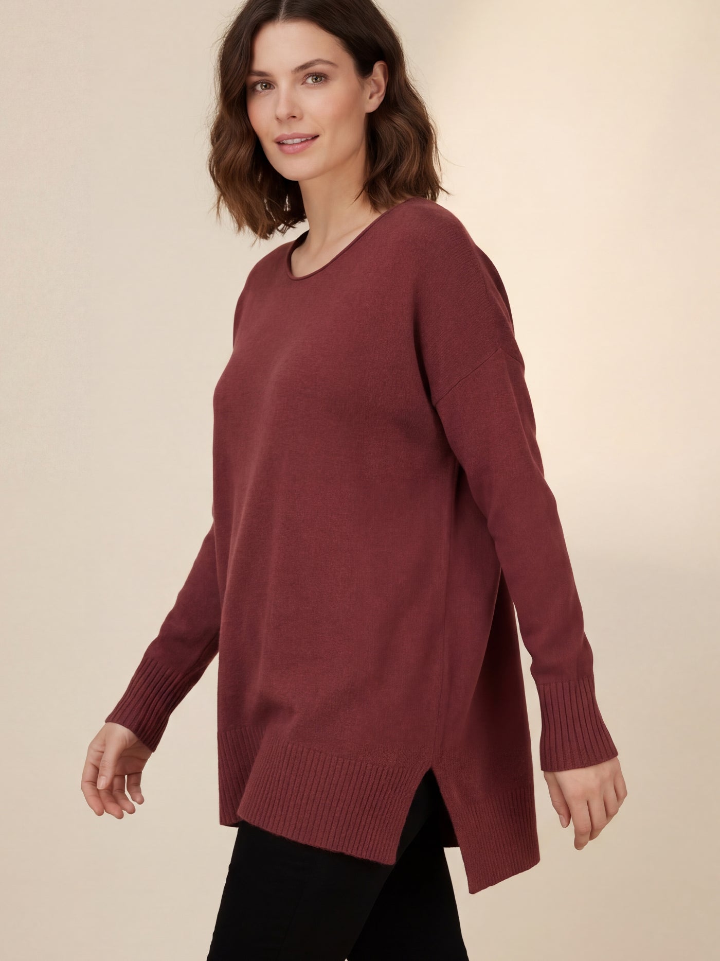 Classic oversized knitted jumper