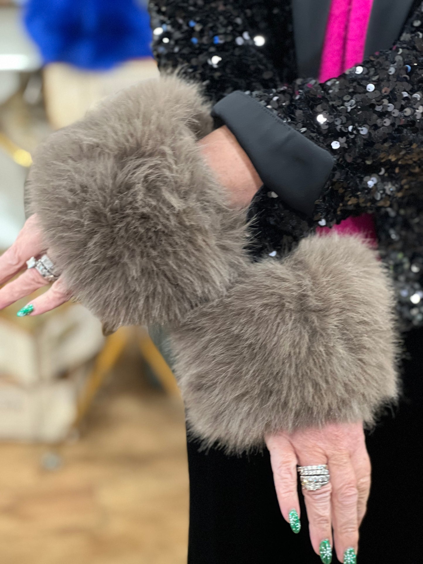 Furry Cuffs - Perfect for your Winter Wardrobe