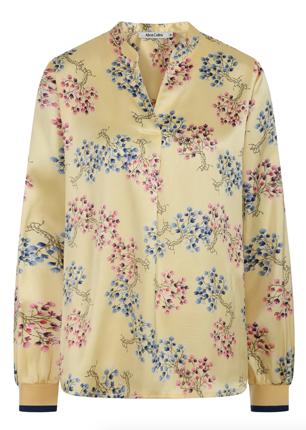 Silky patterned shirt