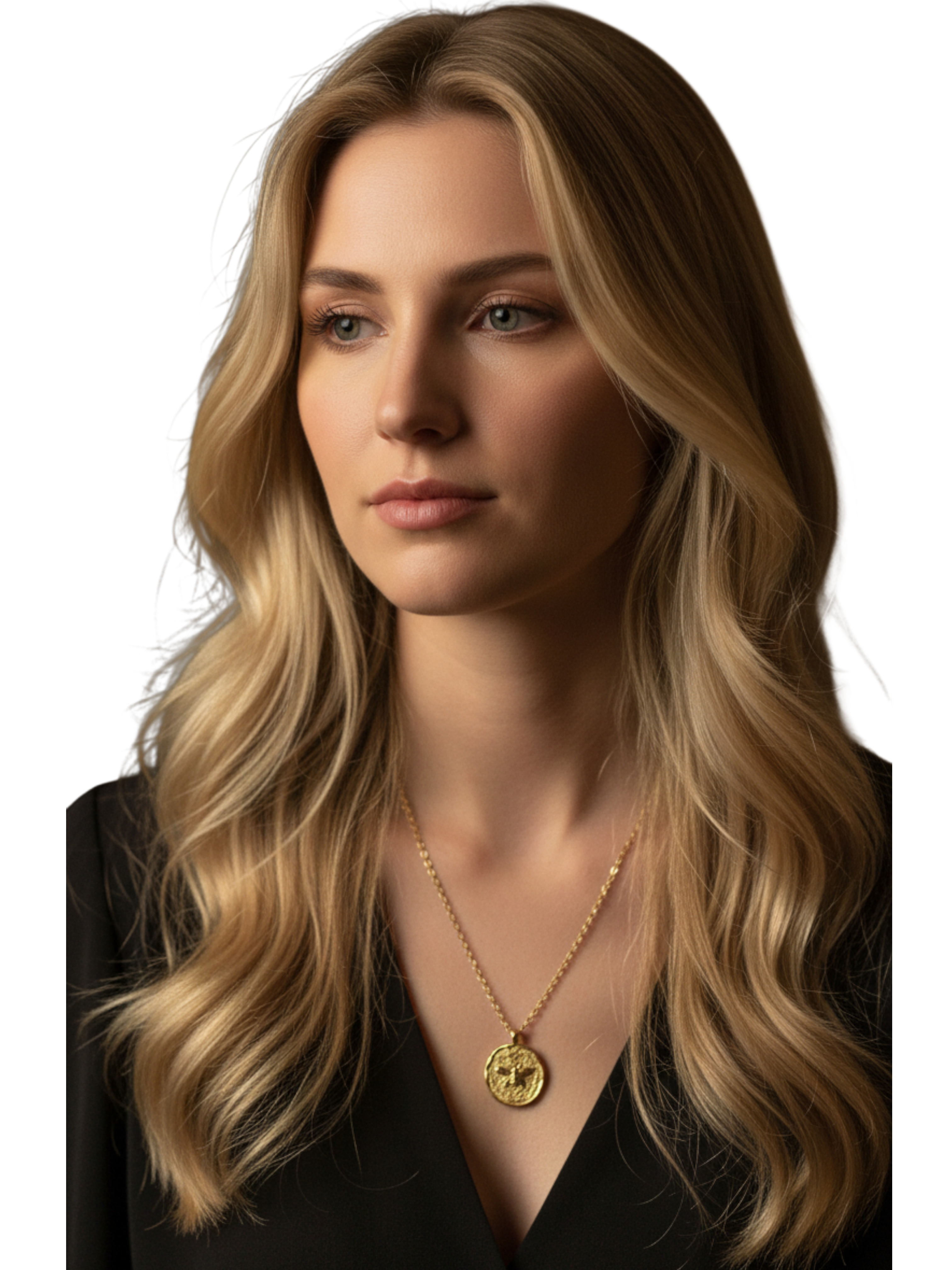 Bee Pendant in gold