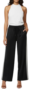 Joggers with white stripe