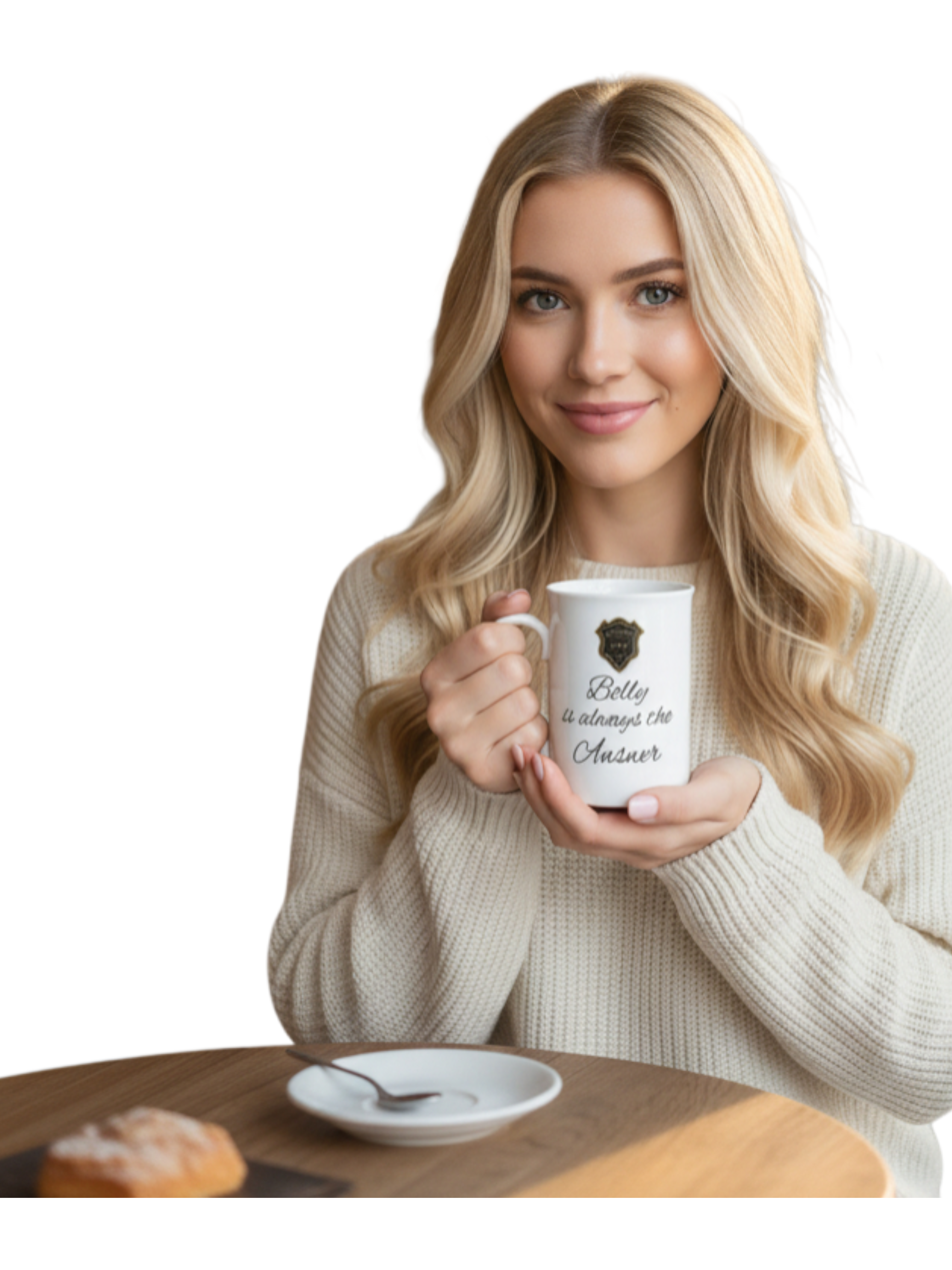 Bone China Mug 'Bolly is always the answer!'