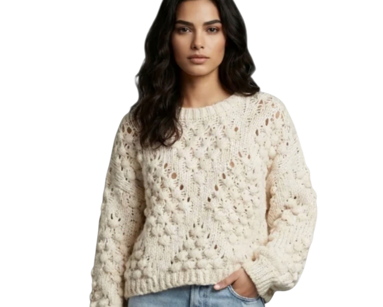Trendy Chunky Knit jumper