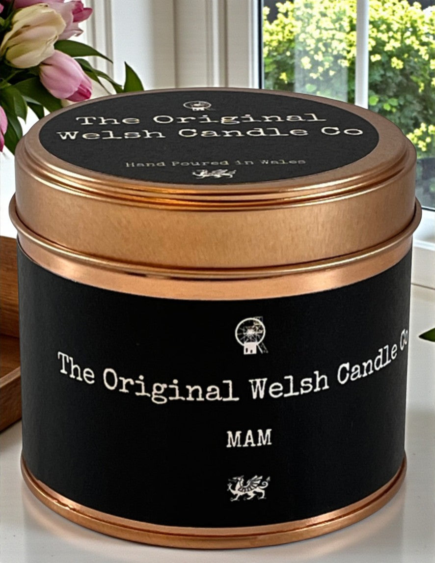 MAM scented soy wax copper tin candle PERFECT FOR MOTHERS DAY!