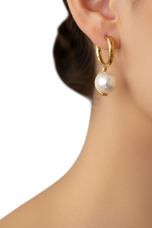 Pearl Hoops