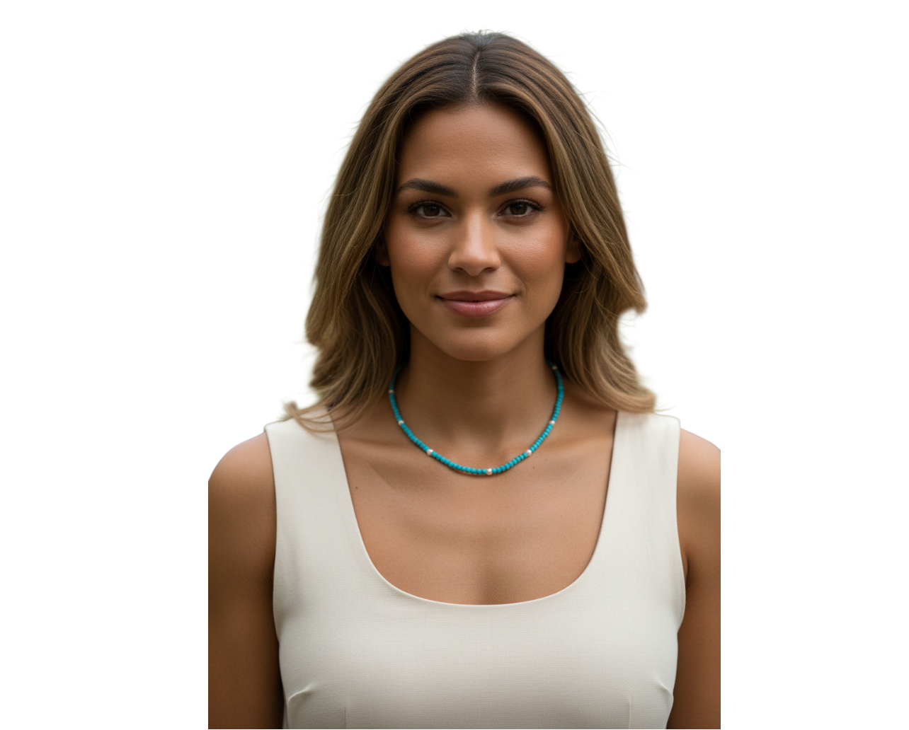 Turqouise Beaded necklace