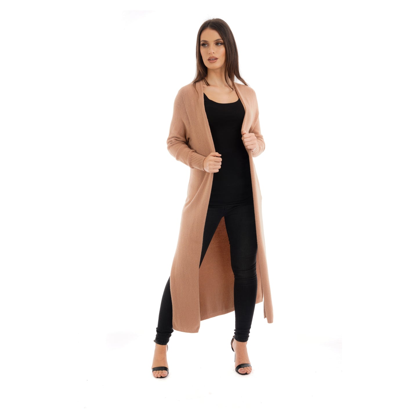Long Maxi Soft & Cosy knitted cardigan one size 8-18